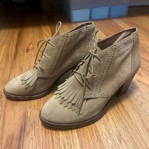Madewell Tan Suede Ankle Boots The Aberdeen